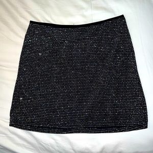 Urban Outfitters Sparkly Black Skirt